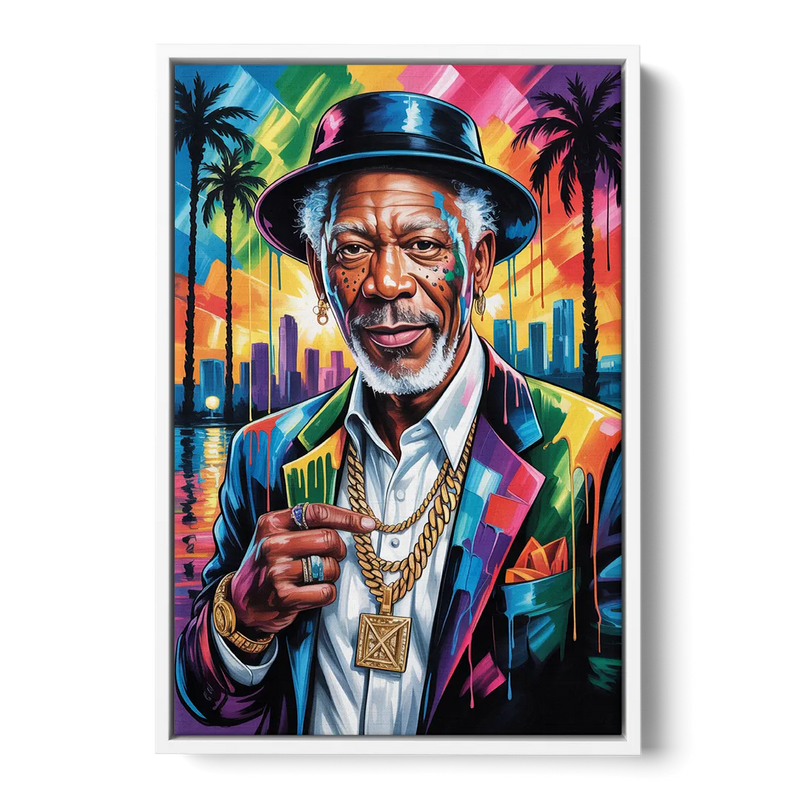 Wisdom Light 2.0 Front - White Canvas Wall Art