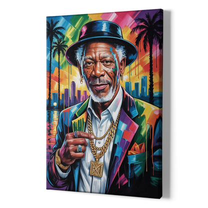 Wisdom Light 2.0 - Canvas Print Art Sides