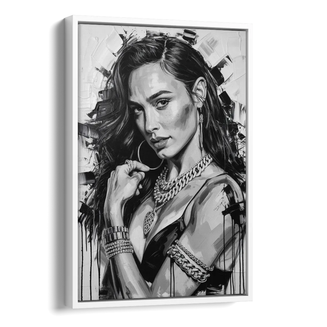 Wonder Grace 2.0 Side - White Canvas Wall Art