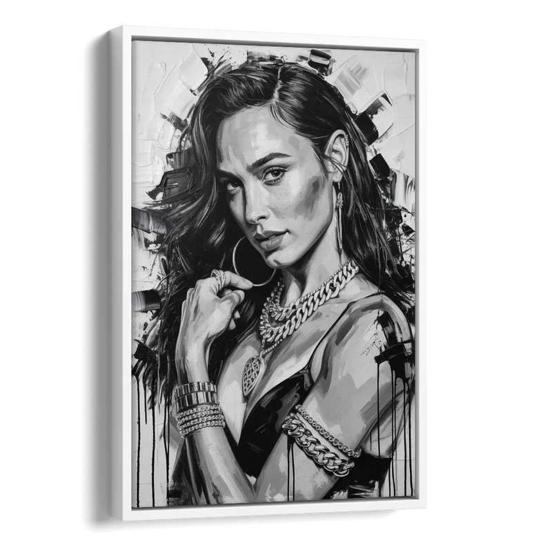 Wonder Grace 2.0 Side - White Canvas Wall Art