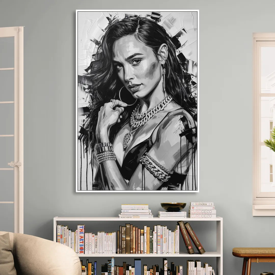 Wonder Grace 2.0 Living Room - White Canvas Wall Art