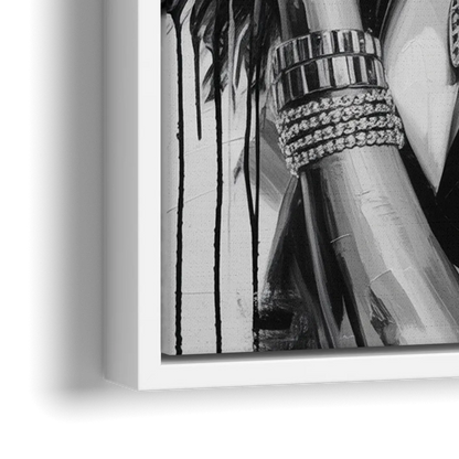 Wonder Grace 2.0 - Close-Up White Frame Canvas