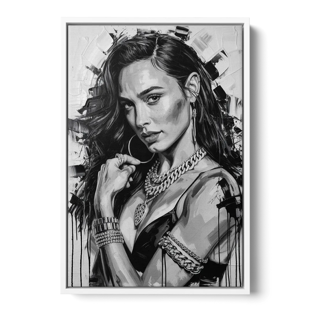 Wonder Grace 2.0 - White Frame Canvas