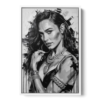 Wonder Grace 2.0 - White Frame Canvas