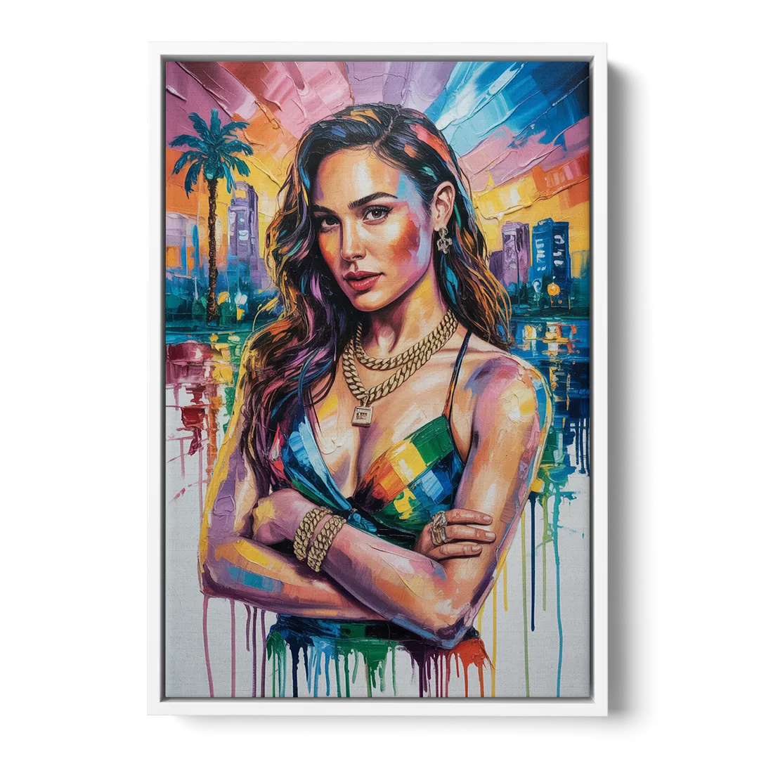 Wonder Grace - White Frame Canvas