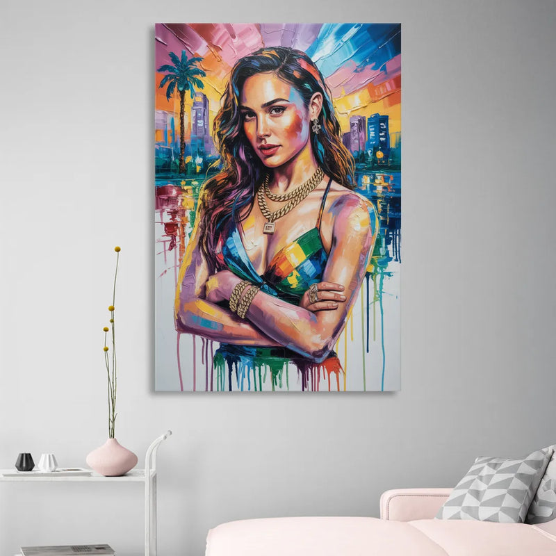 Wonder Grace Living Room - Canvas Wall Art