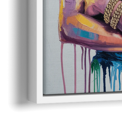 Wonder Grace - Close-Up White Frame Canvas
