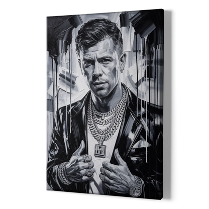 Yellow Dust 2.0 - Canvas Print Art Sides