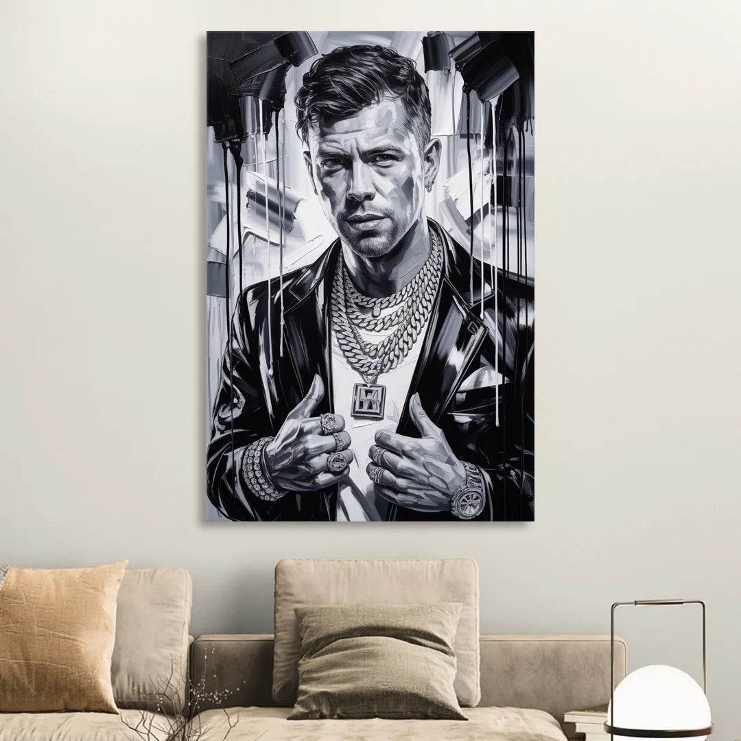 Yellow Dust 2.0 Living Room - Canvas Wall Art