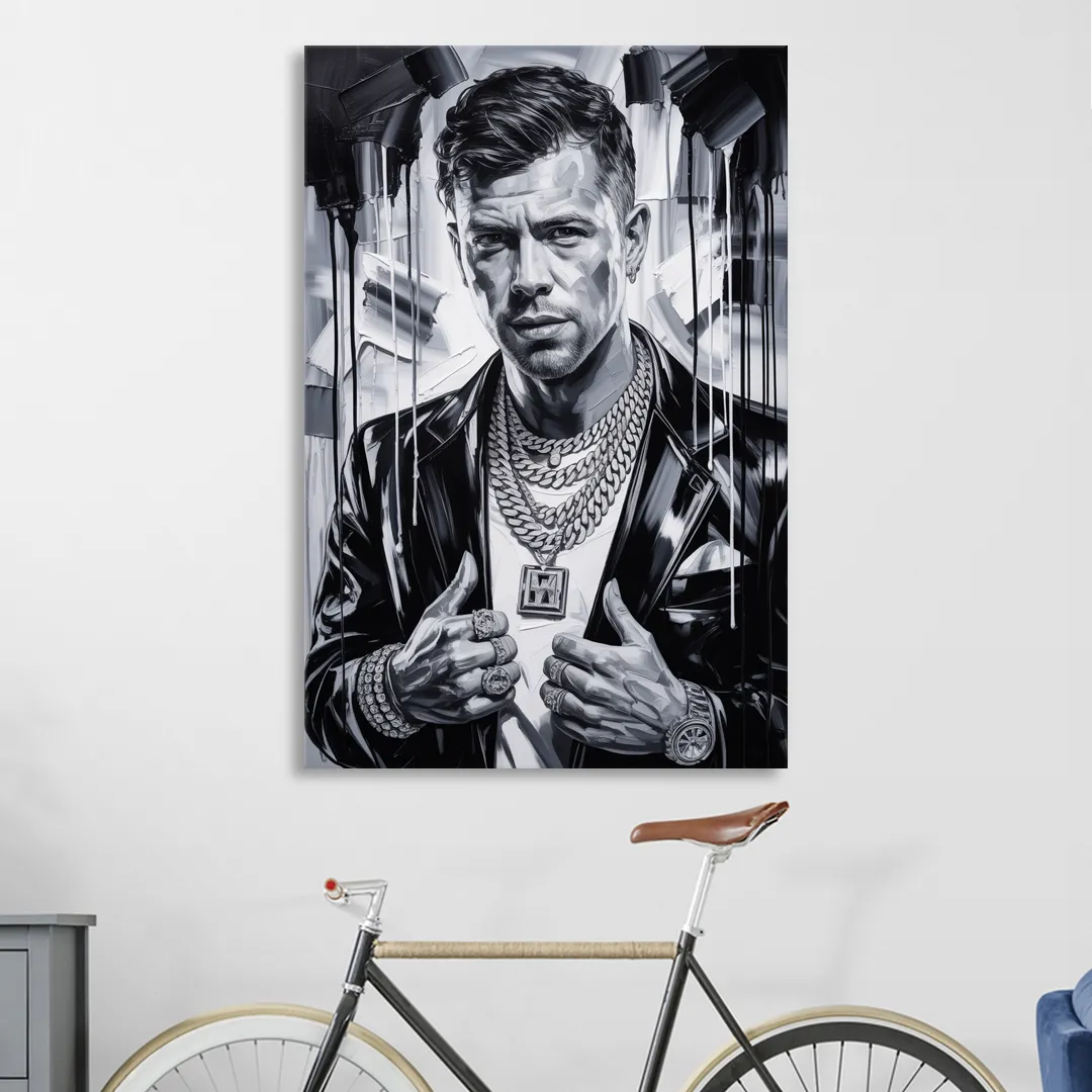 Yellow Dust 2.0 Sitting Room - Canvas Wall Art