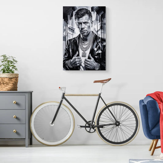 Yellow Dust 2.0 - Canvas Wall Art Living Room