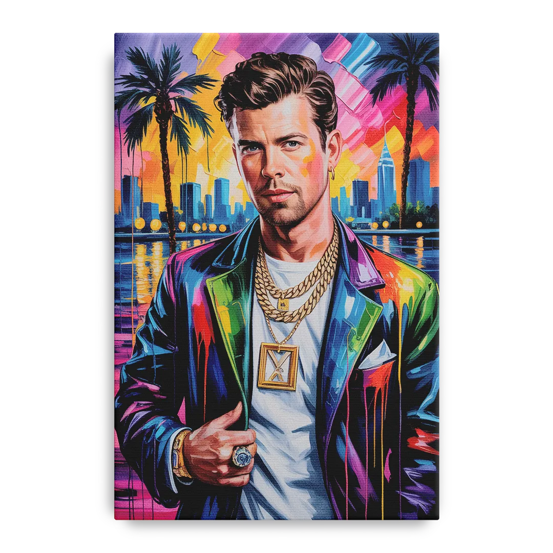 Yellow Dust Front - Canvas Wall Art