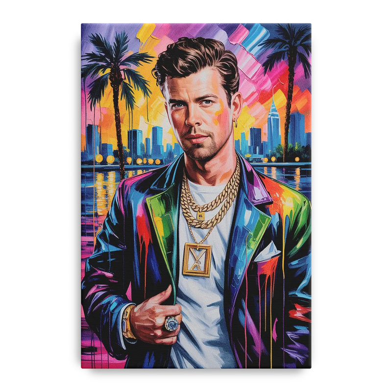 Yellow Dust Front - Canvas Wall Art