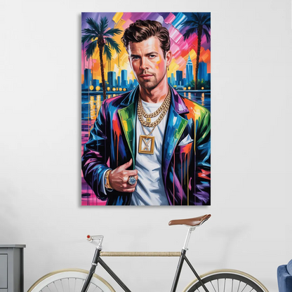 Yellow Dust Living Room - Canvas Wall Art