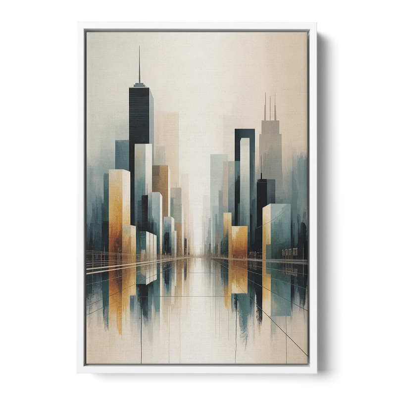 Yonge Dundas Square Front - White Canvas Wall Art