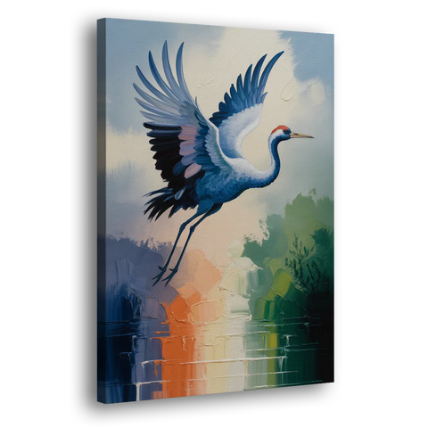 Zen Crane Calm - Canvas Wall Art