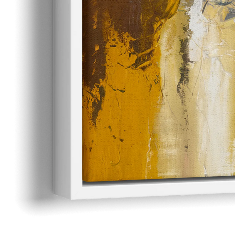 Corona Golden Hour - Close-Up White Frame Canvas