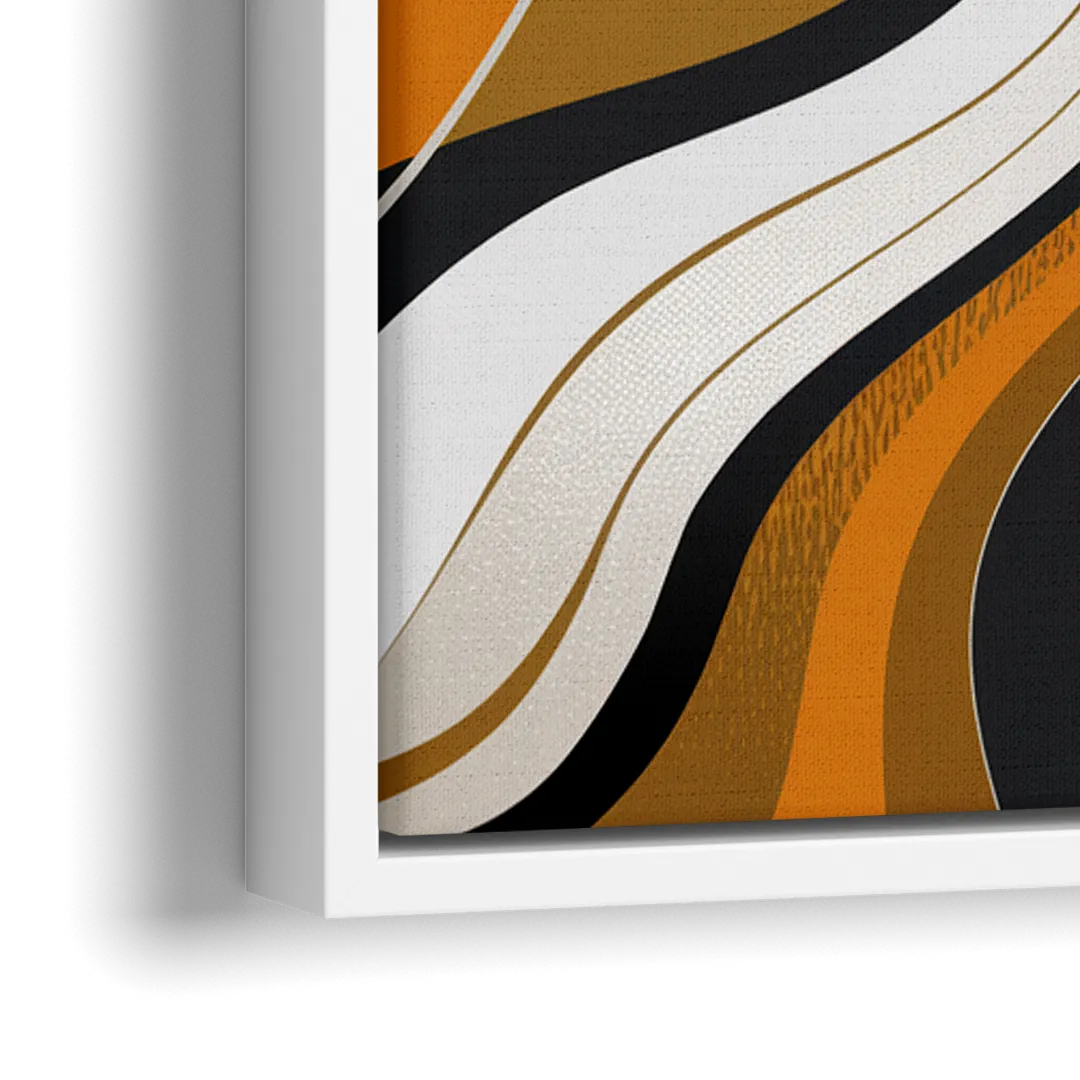 Anaheim Ducks Pride - Close-Up White Frame Canvas
