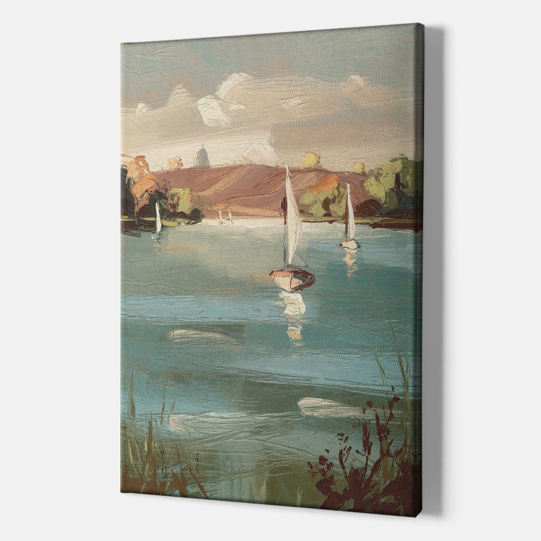 Madison Lake Mendota Serenity - Canvas Wall Art Indoor