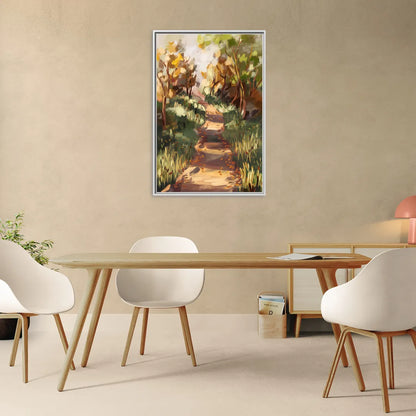 Joseph Nature Trails - Living Room White Frame Canvas