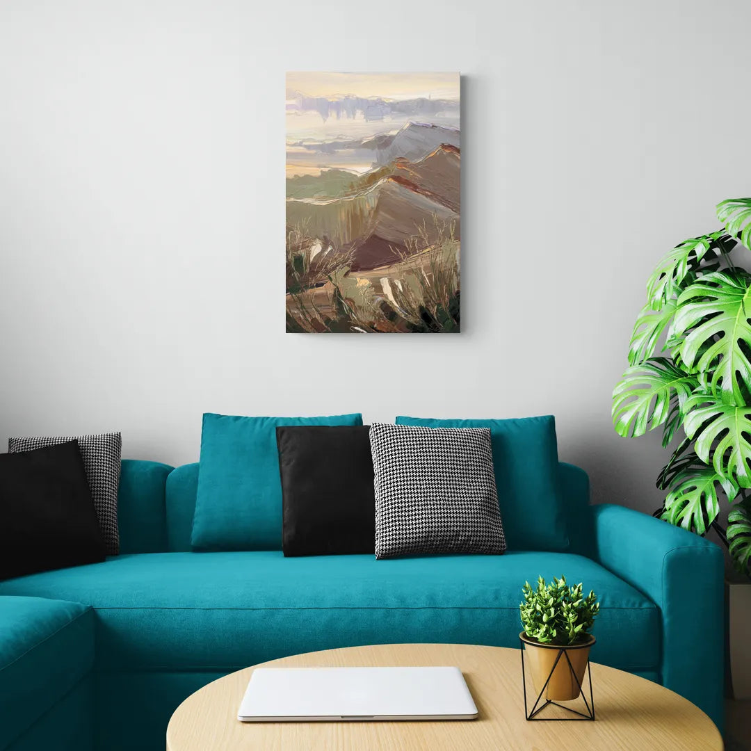 Mesa Mountain Views - Canvas Wall Art Living Room