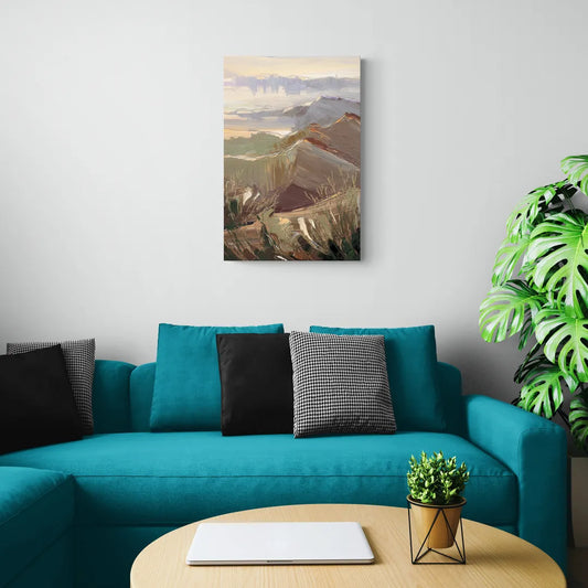 Mesa Mountain Views - Canvas Wall Art Living Room