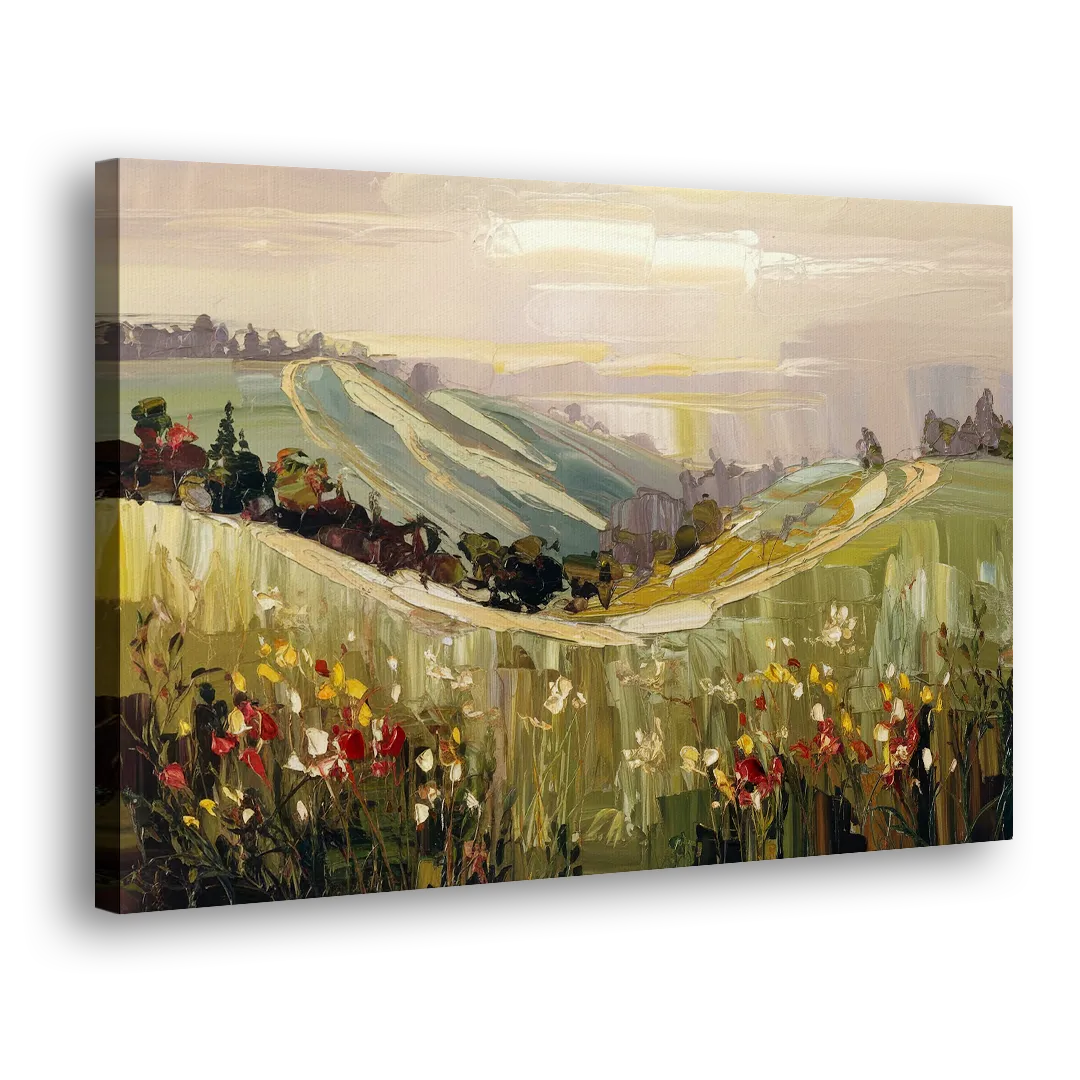 Dunedin Scenic Hills - Canvas Print Art Sides