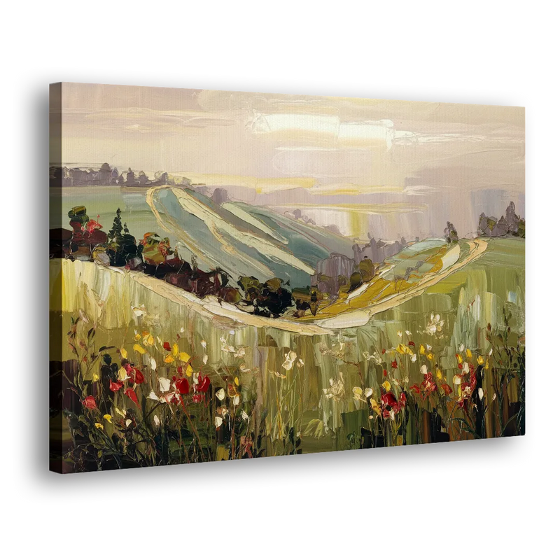Dunedin Scenic Hills - Canvas Print Art Sides