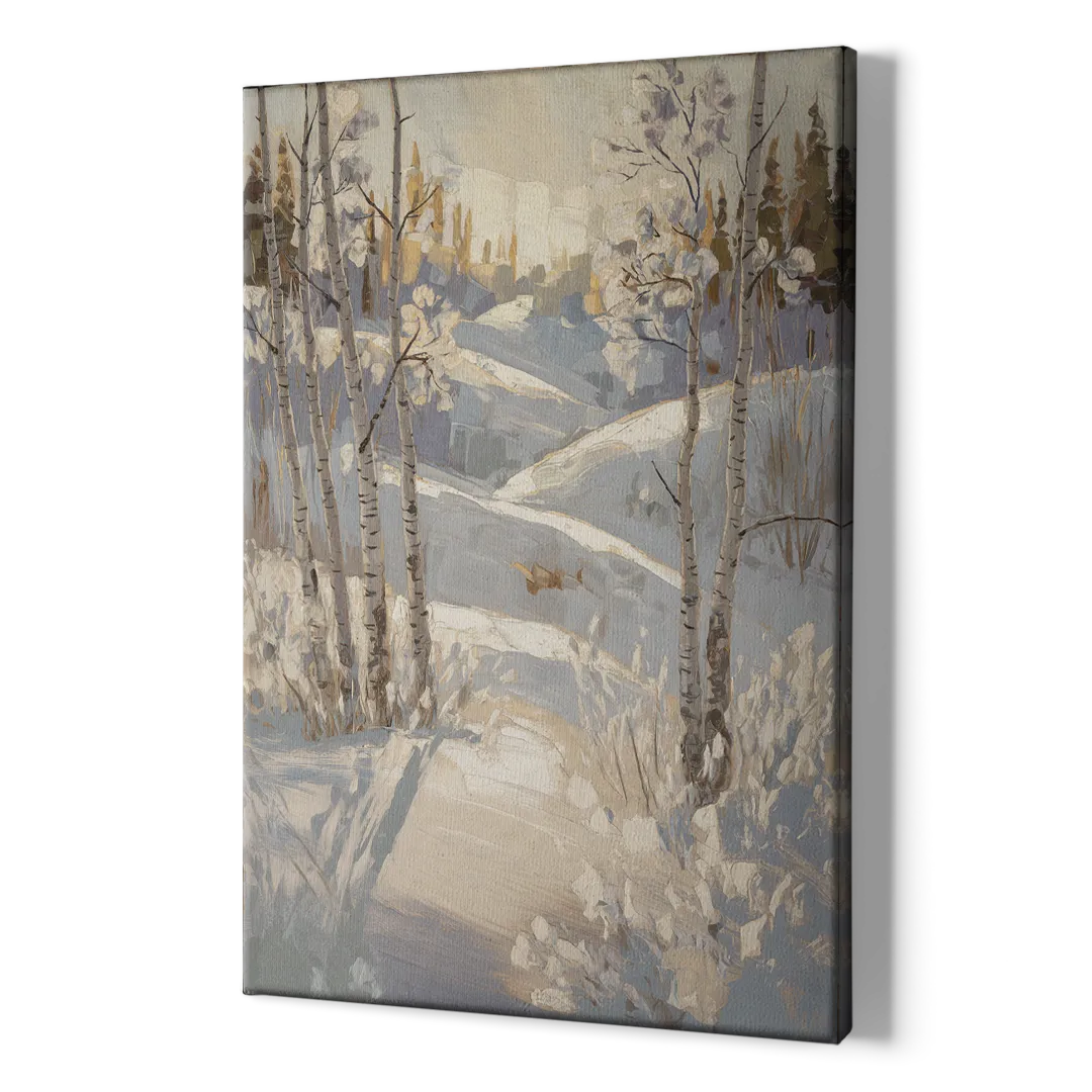 Aspen Winter Wonderland - Canvas Print Art Sides
