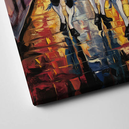 New Orleans Second Line Band Canvas Close Up
