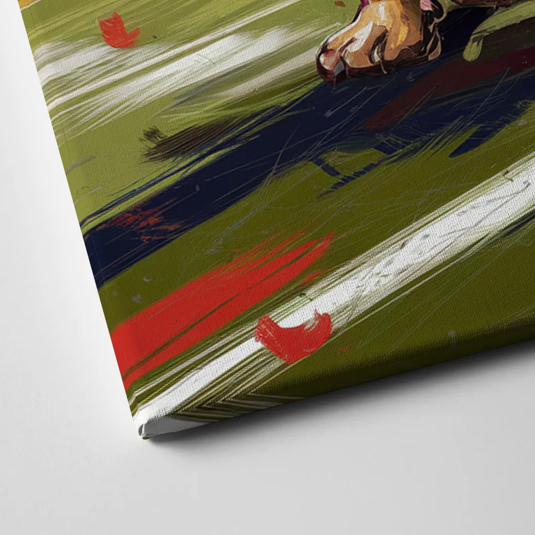 Fresno State Bulldogs Championship Glory Canvas Close Up