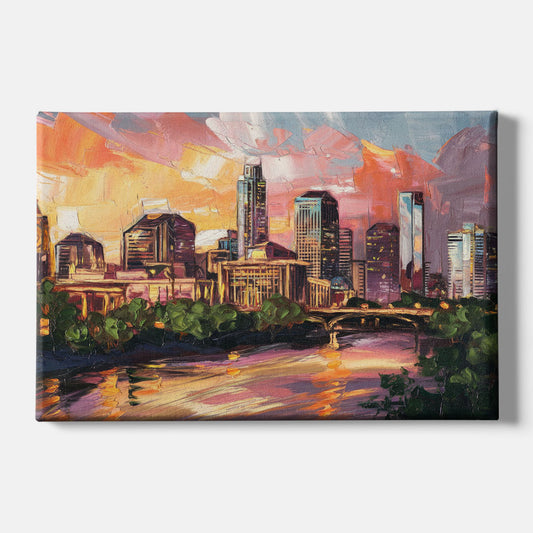 Austin Urban Charm - Canvas Wall Art