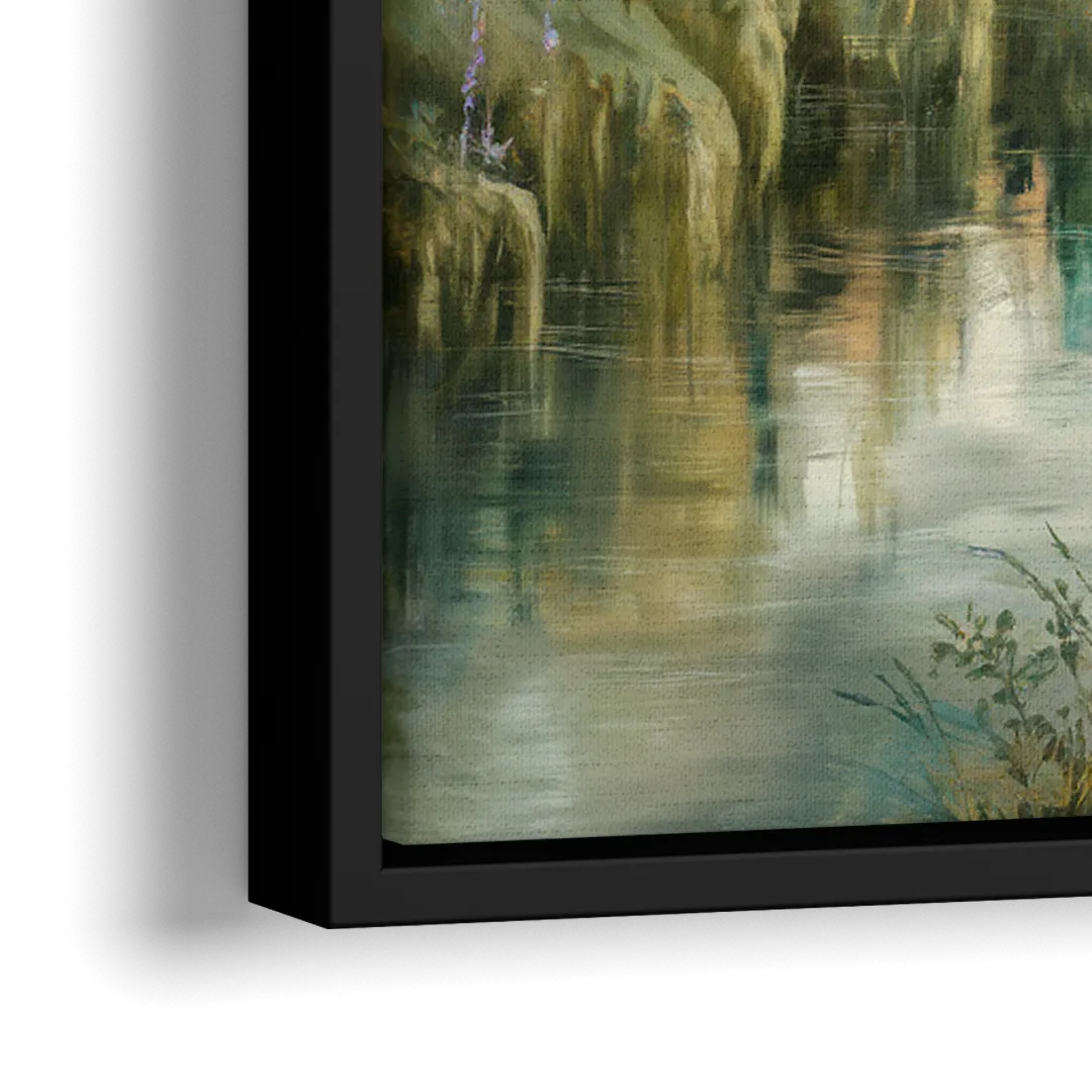 Burlington Nature Escapes - Close-Up Black Frame Canvas