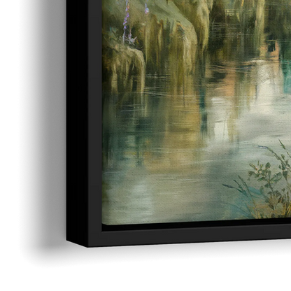 Burlington Nature Escapes - Close-Up Black Frame Canvas