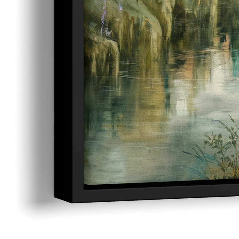 Burlington Nature Escapes - Close-Up Black Frame Canvas