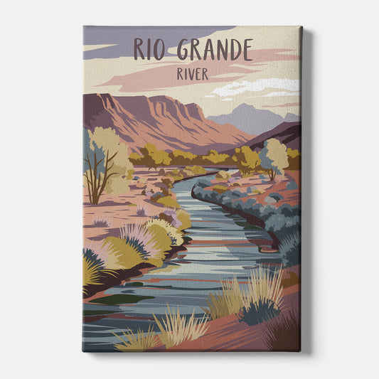 Albuquerque Rio Grande Views - Canvas Wall Art