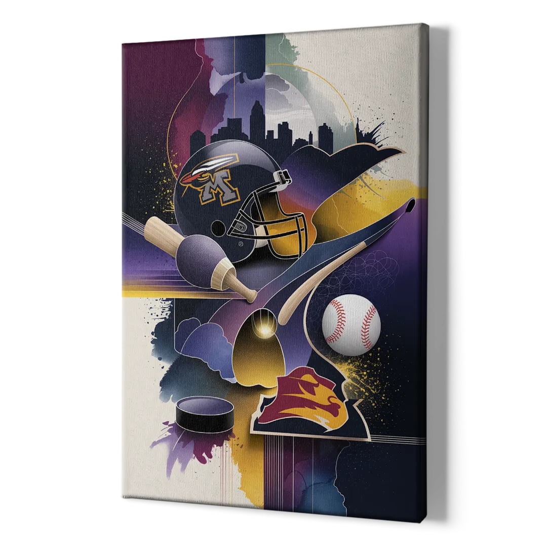 Minneapolis Sports Team Pride - Canvas Print Art Sides