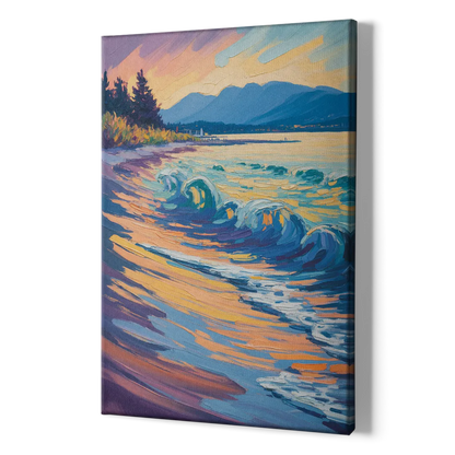 Kitsilano Beach - Canvas Print Art Sides
