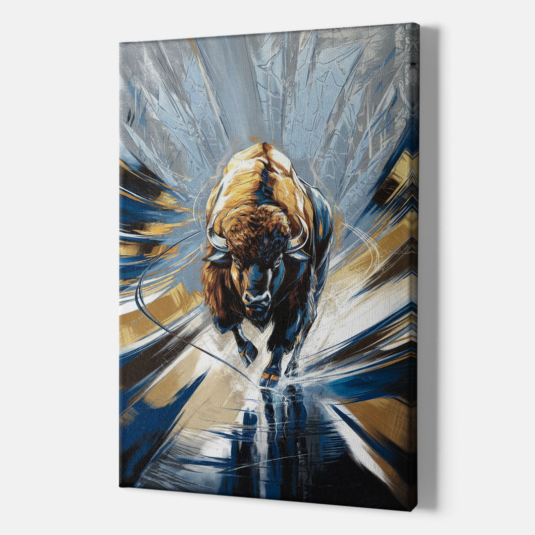 Buffalo Sabres Team Spirit - Canvas Wall Art Indoor