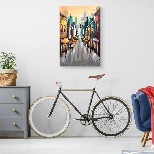 San Francisco Mission District Vibes - Canvas Wall Art Living Room
