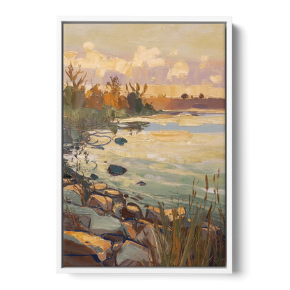 Chesapeake Scenic Horizons - White Frame Canvas