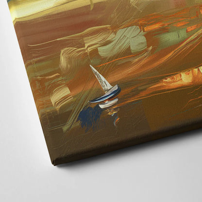 San Francisco Waterfront View Canvas Close Up