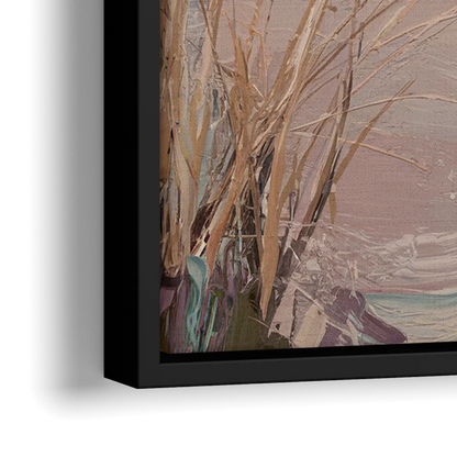 Myrtle Beach Atlantic Breeze - Close-Up Black Frame Canvas