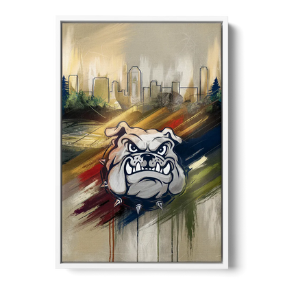 Spokane Gonzaga Pride - White Frame Canvas
