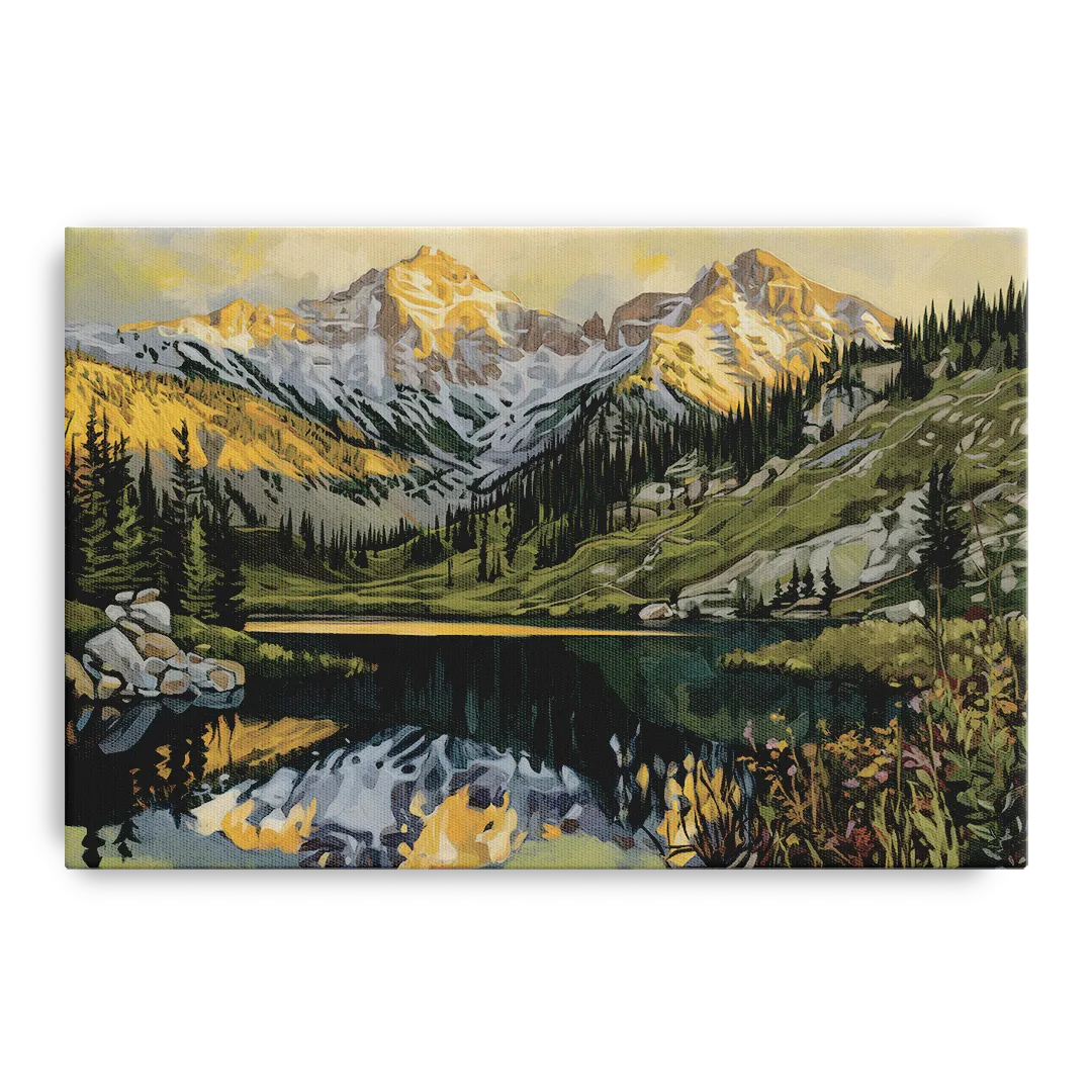 Breckenridge Colorado Rockies - Canvas Wall Art