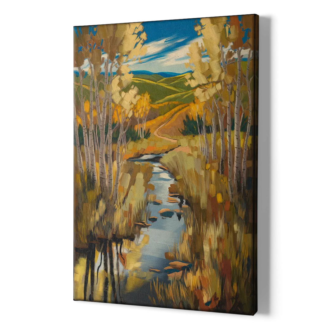 Aspen Nature Escape - Canvas Print Art Sides