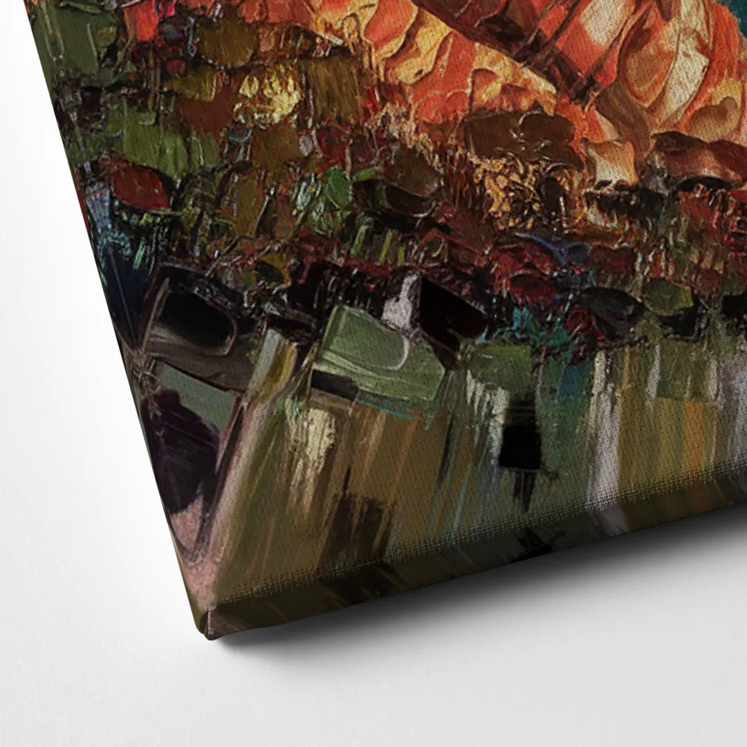 San Diego Sunset Cliffs Canvas Close Up