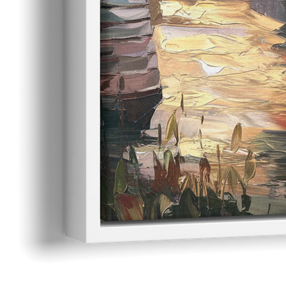 Spokane Historic Landmarks - Close-Up White Frame Canvas