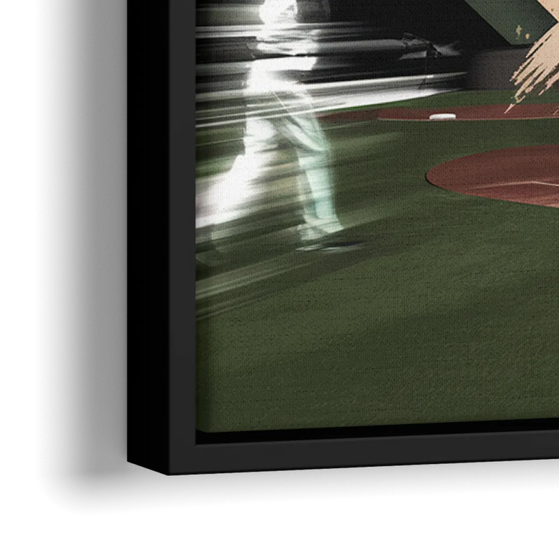 Chicago White Sox Legacy - Close-Up Black Frame Canvas