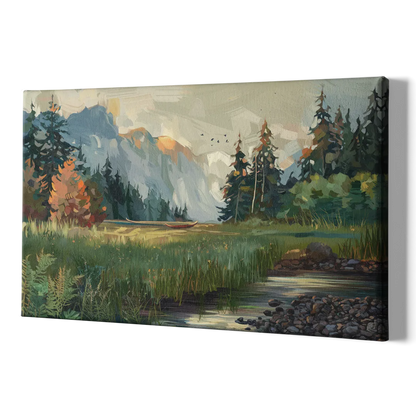 Eugene Pacific Northwest Style - Canvas Print Art Sides